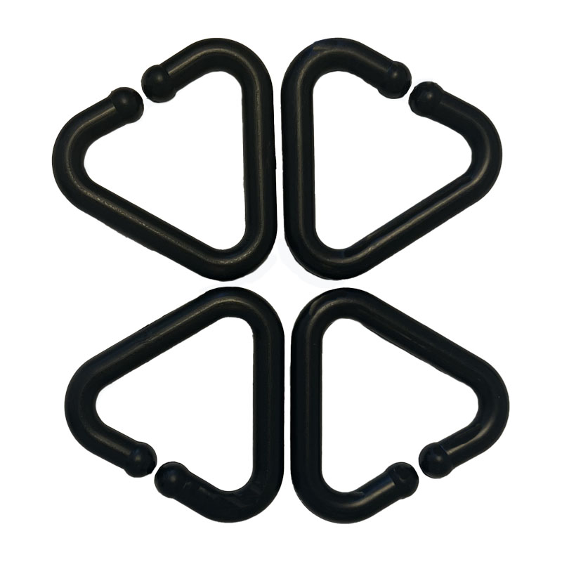Stroller ring 4-pack Black