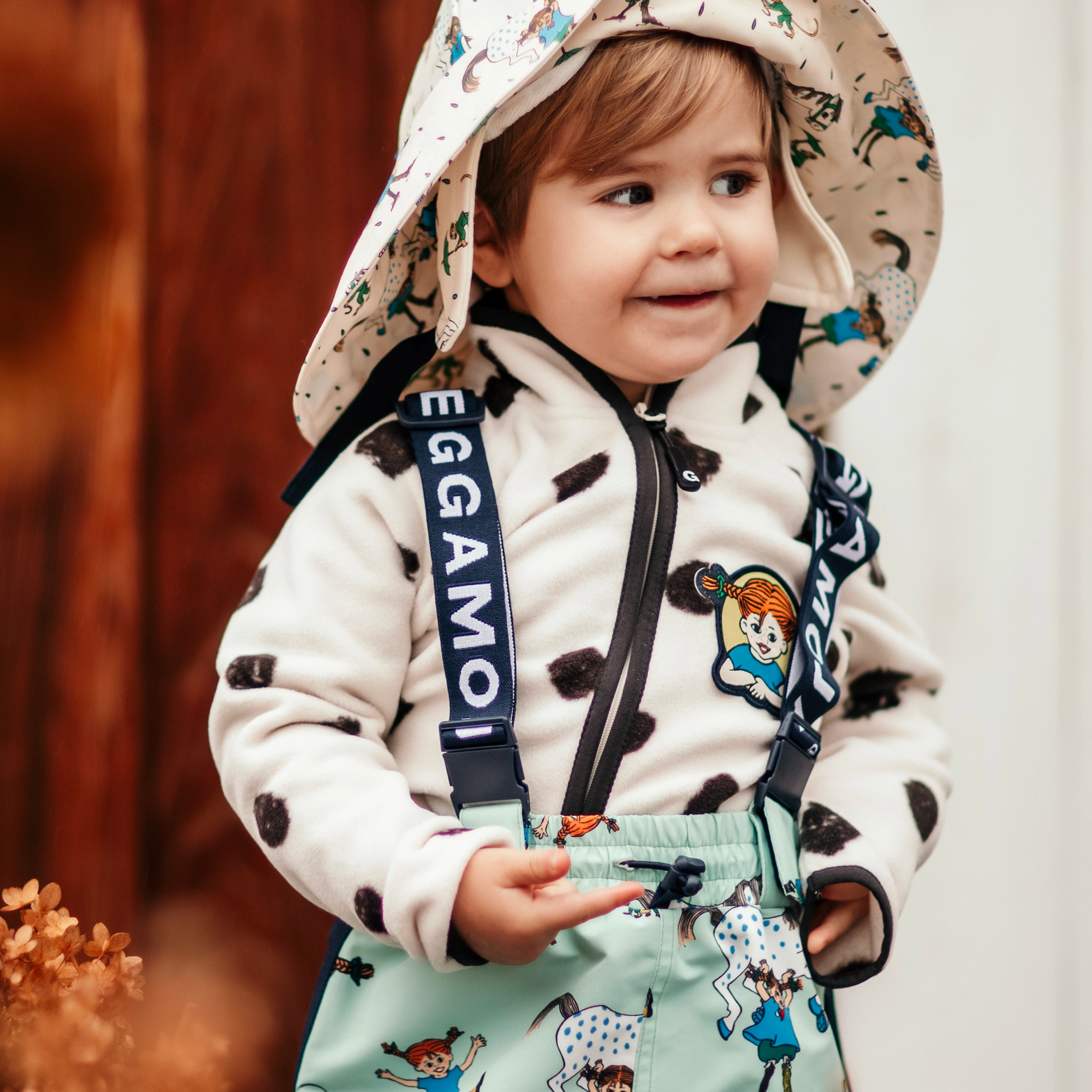 Pippi Longstocking Fleece jacket Dots
