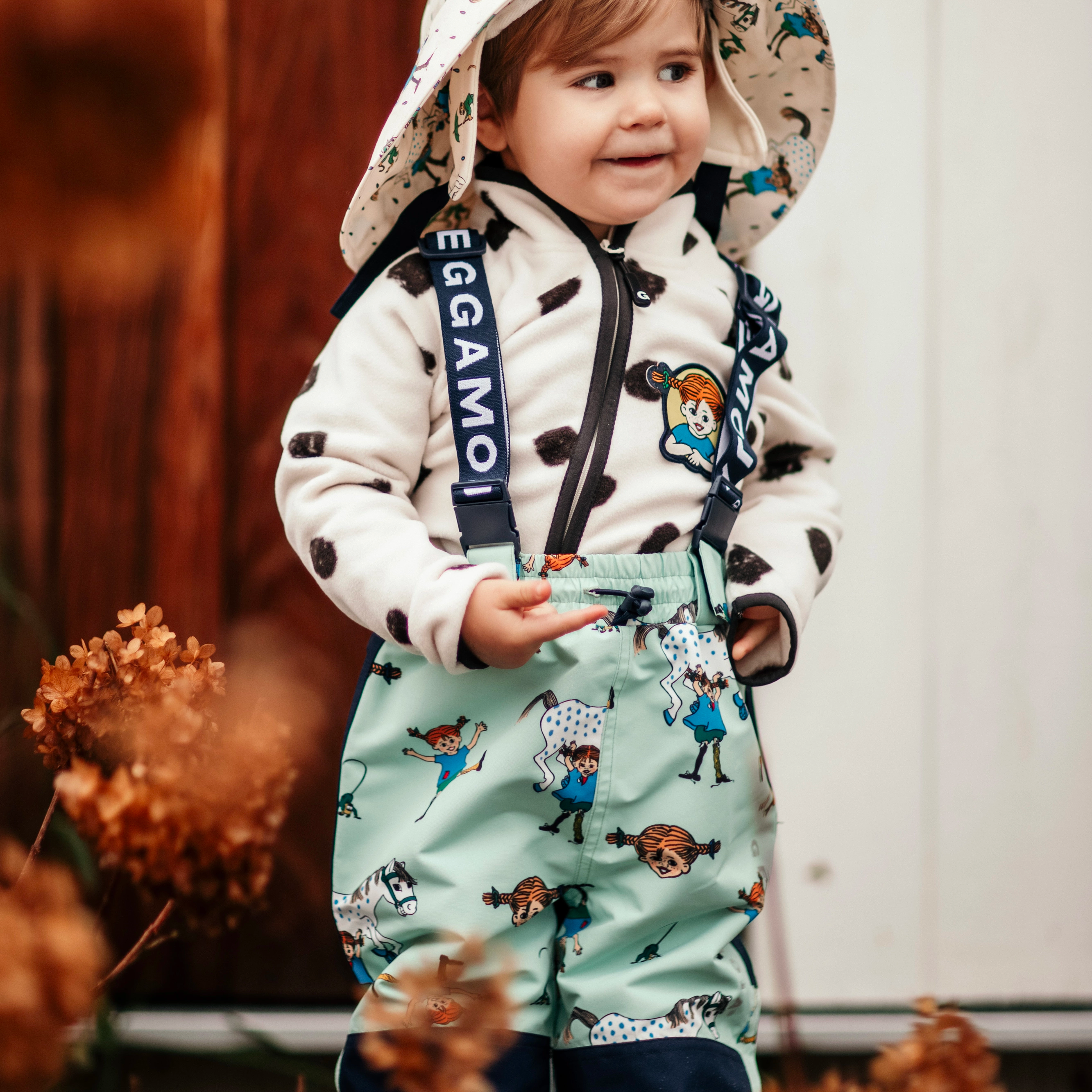 Pippi Longstocking shell pants Mint
