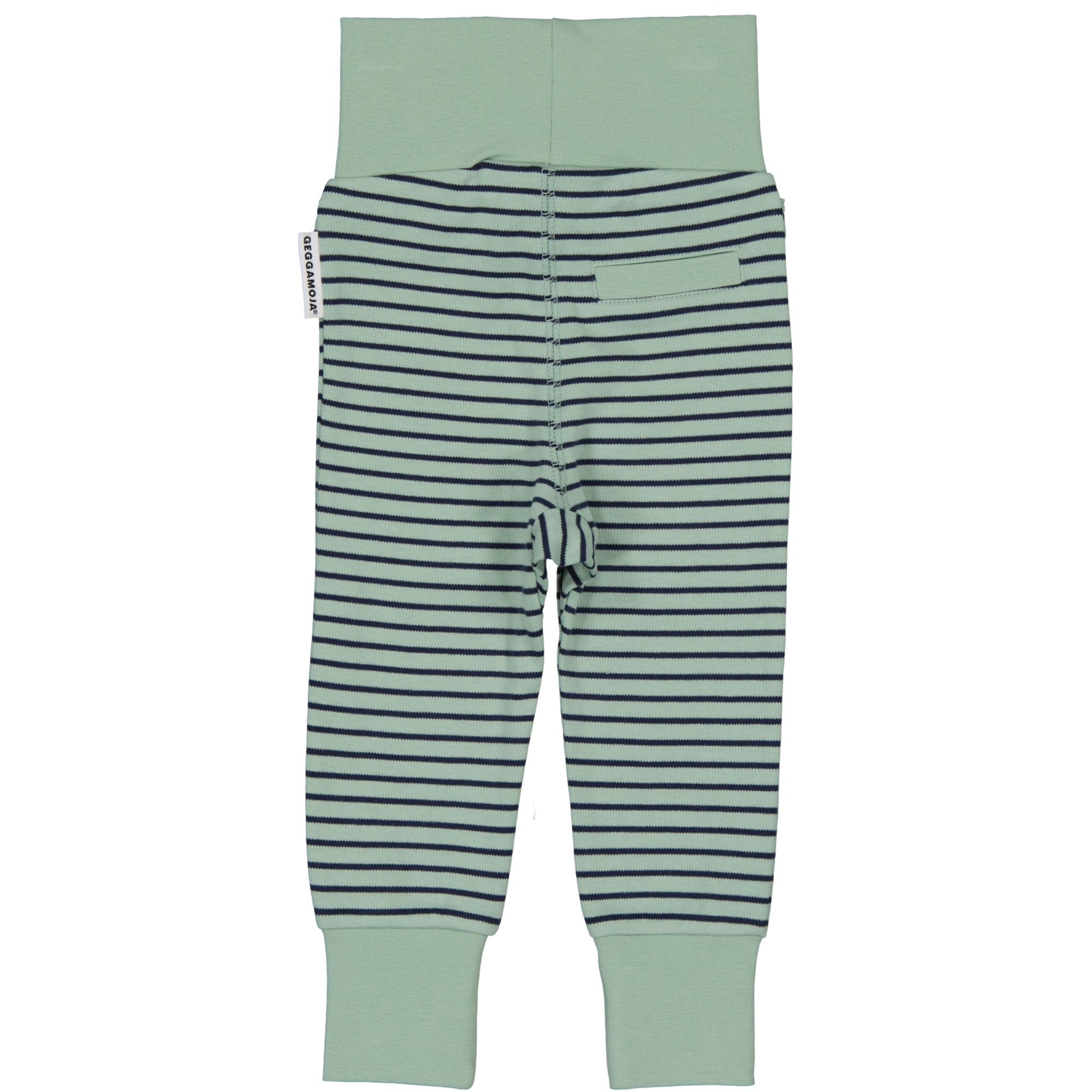 Baby pants Green/navy str