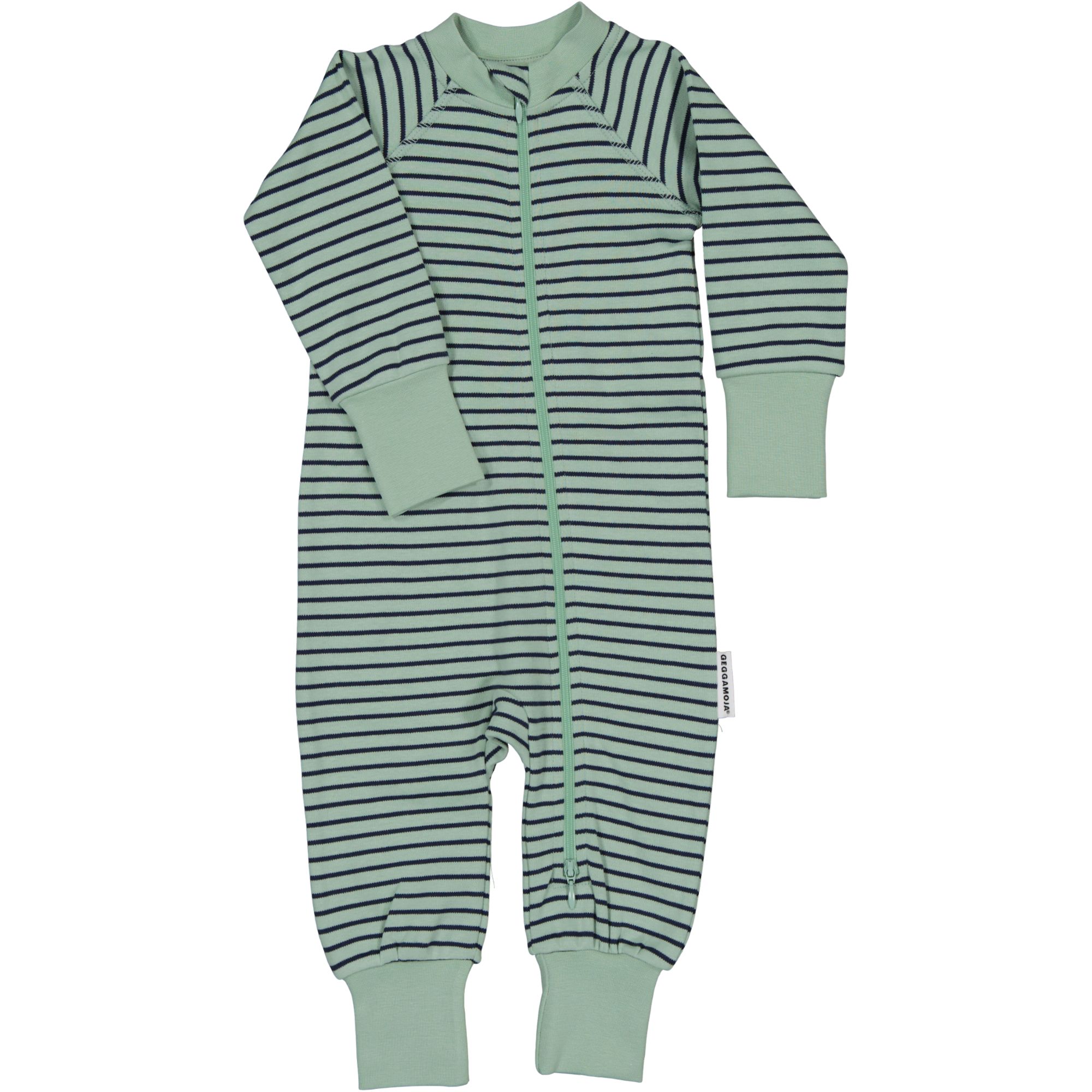 Pyjamas two way zipper Green/navy str