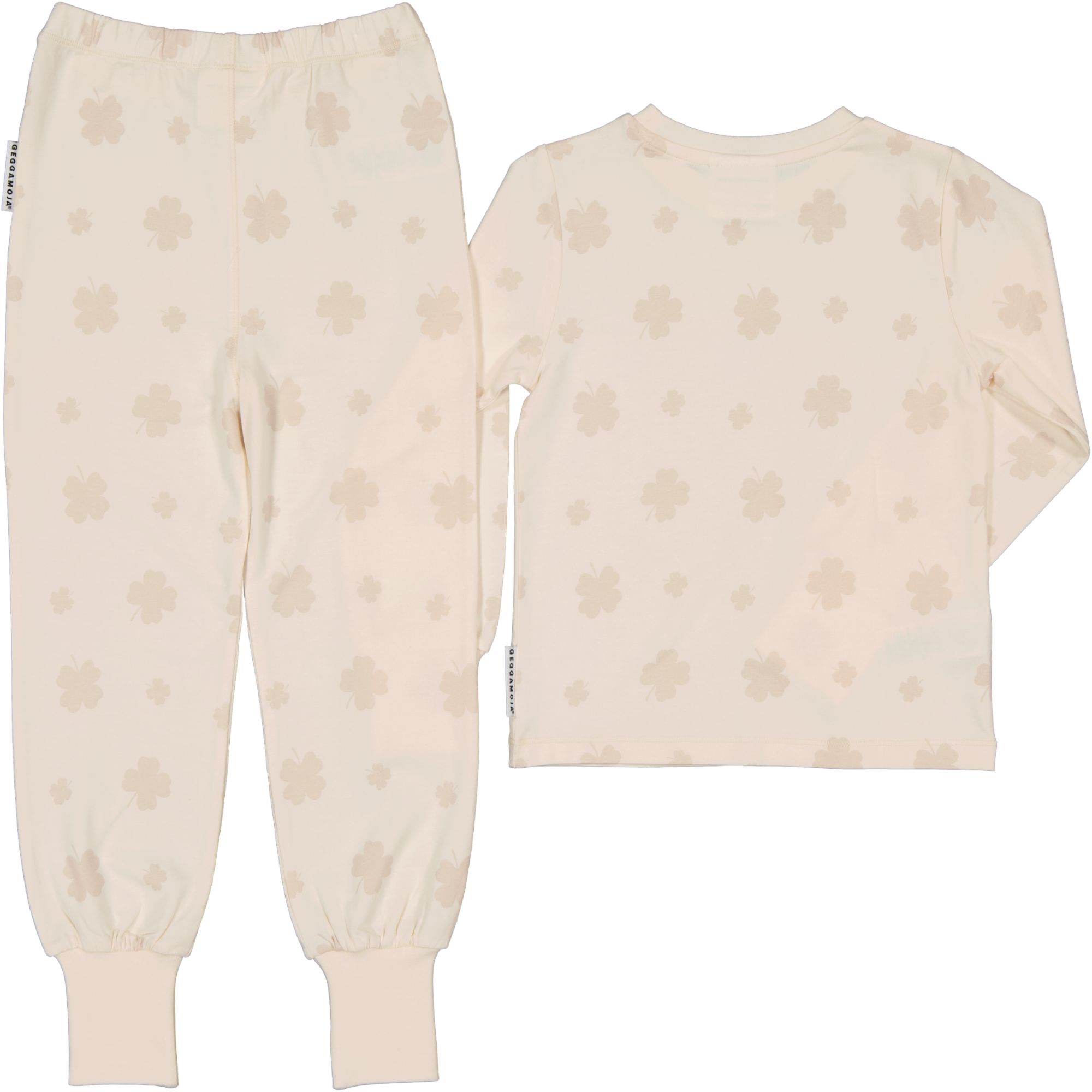 Bamboo two piece pyjamas Beige clover